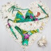 Bikini Fringe Verde Água