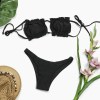 Conjunto bikini Cortina preto