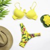 Conjunto bikini Push Up amarelo