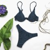 Conjunto bikini Babado Azul