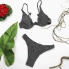 Conjunto bikini Babado Preto