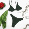 Conjunto bikini Babado verde