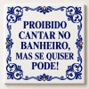 Azulejo Proibido Cantar