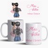 Caneca Personalizável Mãe & Filhos Amor Eterno