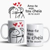 Caneca flork Tou cheia/o de te ouvir