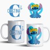 Caneca Stitch Flores