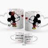 Caneca Mickey e Minnie Beijo