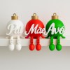 Bola Natal 3D Nome