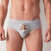 Cueca Homem Foto e Nome Personalizado