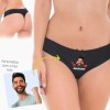 Cueca Tanga Mulher Foto e Nome Personalizado