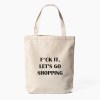 Saco Tote Bag Lets Go Shopping