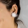 Brincos em aço Pelucia