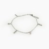 Pulseira em aço para pé Infinito