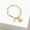 Pulseira em aço Star gold