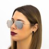Óculos de Sol Aviator Silver