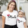 T-Shirt Mãe e Filha Minnie