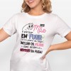 T-Shirt Ser Mãe é pensar em fugir