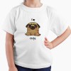 Tshirt Criança Pug Cute