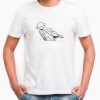 Tshirt Homem Baleia Espacial