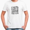 Tshirt Homem Staying Silent