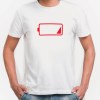 Tshirt Homem Low Battery