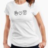 Tshirt Senhora Paz Amor Café