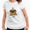 Tshirt Senhora Pug Cute