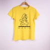 T-shirt Cintada Feminina | XL | Amarela