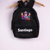 Mochila Escolar Preta | Roblox | Santiago