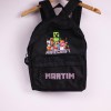 Mochila Escolar Preta | Minecraft | Martim
