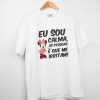 Estampa Impressa T-shirt Oversize Branca L