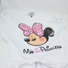 Estampa Impressa T-shirt Cintada Branca XL