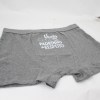 Estampa Impressa Boxer Cinza Claro L-XL