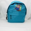 Estampa Impressa Mochila Escolar Azul Turquesa