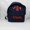 Estampa Impressa Mochila Escolar Azul Escuro Cláudia