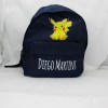 Estampa Impressa Mochila Escolar Azul Escuro Diego Martins
