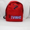 Estampa Impressa Mochila Escolar Vermelha Ivinho