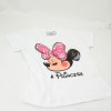 Estampa Impressa T-shirt Unissexo Criança Branca 3-4