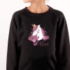 Sweatshirt Criança Unicórnio com Nome