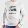 Sweatshirt Homem Abraçar os erros