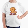 Tshirt Criança Cão Gamer