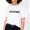 Tshirt Senhora #STOPWAR