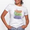 Tshirt Senhora Vive para Educar