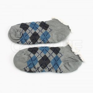 Meia pantufa  Lozi cinza