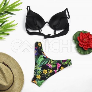 Conjunto bikini Push Up Preto