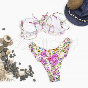Conjunto bikini Volado Branco