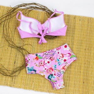 Bikini Alto Solitude Rosa