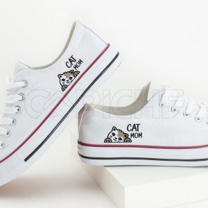 Sapatilha Personalizada Cat Mom
