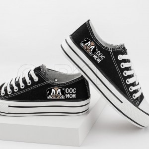 Sapatilha Personalizada Preta Dog Mom