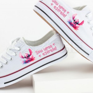 Sapatilha Stitch Rosa